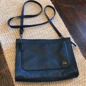 The Sak navy leather purse crossbody